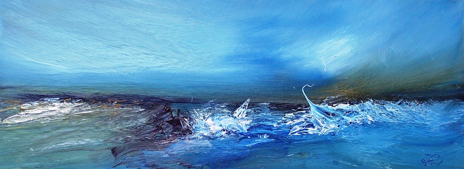 'Wave watching' by artist Rosanne Barr